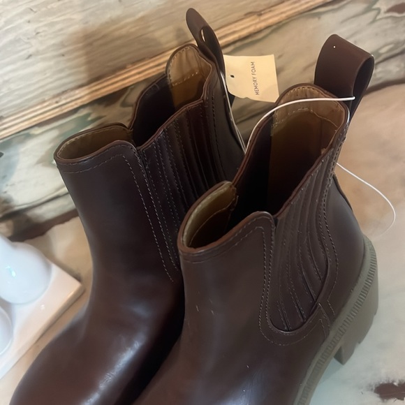 NAYA Brown Slip On Boots - - Picture 4 of 9